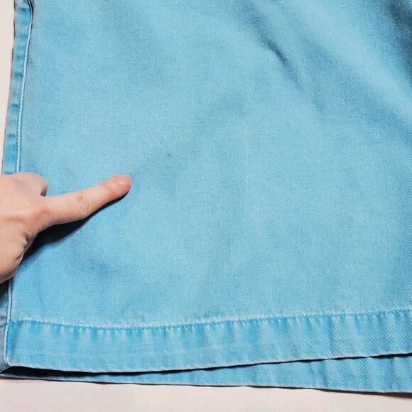 Peter Millar Faded Blue Wash Pima Cotton Shorts Size 40 Mens - Picture 9 of 12